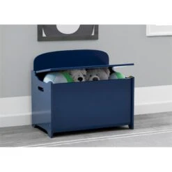 Delta Children MySize Engineered Wood Deluxe Toy Box In Deep Blue -Cymax Sales 2639687 1 L