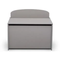 Delta Children MySize Engineered Wood Deluxe Toy Box In Gray -Cymax Sales 2639688 3 L