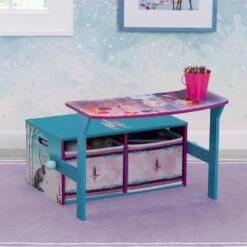 Delta Children Frozen II Engineered Wood Activity Bench In Multi-Color 21 Delta Children Frozen II Engineered Wood Activity Bench In Multi-Color -Cymax Sales 2639707 11 L
