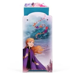 Delta Children Frozen II 9-Bin Wood Design & Store Toy Organizer In Multi-Color -Cymax Sales 2639709 4 L