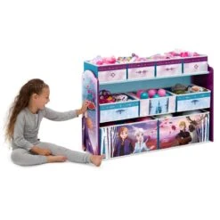 Delta Children Frozen II 9-Bin Wood Design & Store Toy Organizer In Multi-Color -Cymax Sales 2639709 6 L