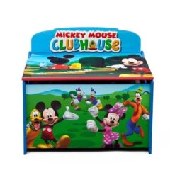 Delta Children Mickey Mouse Engineered Wood Deluxe Toy Box In Multi-Color -Cymax Sales 2639722 14 L