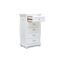 Delta Children Fairytale 5-Drawer Wood And Metal Chest In Bianca White -Cymax Sales 2639776 7 L