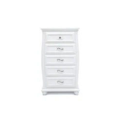 Delta Children Fairytale 5-Drawer Wood And Metal Chest In Bianca White -Cymax Sales 2639776 8 L