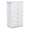 Delta Children Fairytale 5-Drawer Wood And Metal Chest In Bianca White