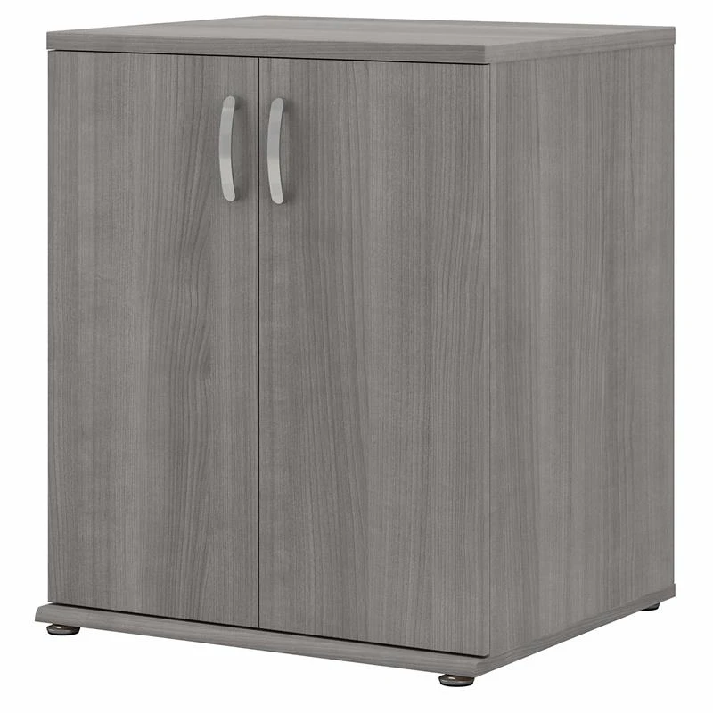 Pemberly Row Laundry Room Cabinet With Doors In Platinum Gray - Engineered Wood 1 Pemberly Row Laundry Room Cabinet With Doors In Platinum Gray - Engineered Wood