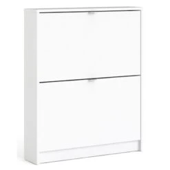 Home Square 2-Piece Set With 2 Drawer Shoe Cabinet And 4 Drawer Shoe Cabinet -Cymax Sales 2685514 2 L