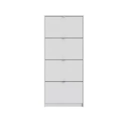 Home Square 2-Piece Set With 2 Drawer Shoe Cabinet And 4 Drawer Shoe Cabinet -Cymax Sales 2685514 4 L