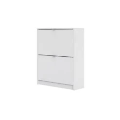 Home Square 2-Piece Set With 2 Drawer Shoe Cabinet And 3 Drawer Shoe Cabinet -Cymax Sales 2685515 5 L