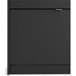 Home Square 2-Piece Set With Shoe Cabinet & 3 Drawer Shoe Cabinet In Black Matte -Cymax Sales 2685516 10 L