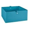Kids 2pc 10.5in. W X 5in. H Folding Storage Bin Set - Turquoise