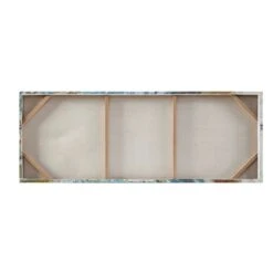 INK+IVY Shattering Rock Yellow Heavy Gel Coated Canvas In Blue 10 INK+IVY Shattering Rock Yellow Heavy Gel Coated Canvas In Blue -Cymax Sales 2700505 3 L