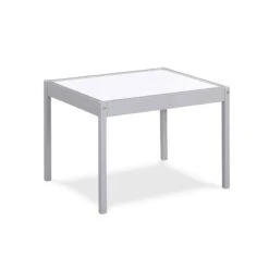 Pemberly Row 3-Piece Wood Dry Erase Kids Table & Chair Set In Gray 22 Pemberly Row 3-Piece Wood Dry Erase Kids Table & Chair Set In Gray -Cymax Sales 2701326 2 L