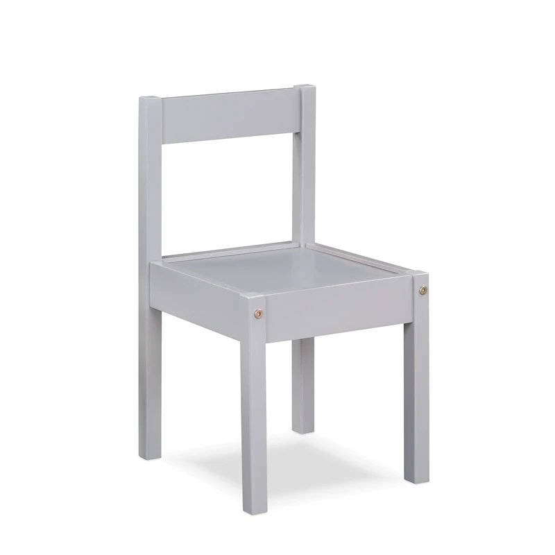 Pemberly Row 3-Piece Wood Dry Erase Kids Table & Chair Set In Gray 5 Pemberly Row 3-Piece Wood Dry Erase Kids Table & Chair Set In Gray - Image 5