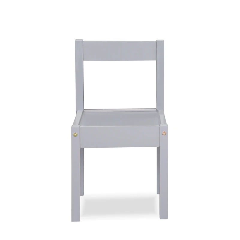 Pemberly Row 3-Piece Wood Dry Erase Kids Table & Chair Set In Gray 6 Pemberly Row 3-Piece Wood Dry Erase Kids Table & Chair Set In Gray - Image 6