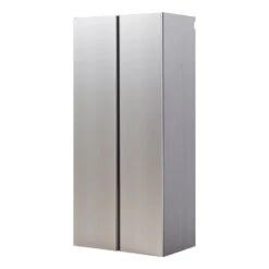 Nova Series Wood Utility Storage Garage Cabinet In Metallic Gray