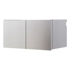 Nova Series Wood Wall Mounted Garage Cabinet In Metallic Gray