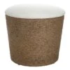Uttermost Coastal Wood & Fabric Storage Stool In Brown/Off White
