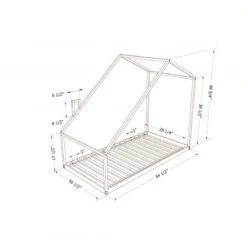 South Shore Ohana House Bed For The Playroom Toddler White -Cymax Sales 2725275 4 L
