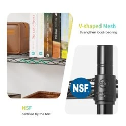 Furniture Of America Stada 4-Tier Metal Shelf With Adjustable Height In Black -Cymax Sales 2728309 2 L