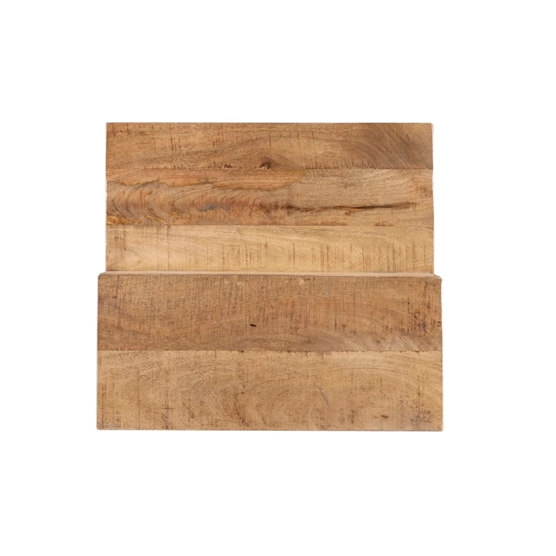 Bowery Hill Modern / Contemporary Wood And Iron Bed Step Stool In Gold 7 Bowery Hill Modern / Contemporary Wood And Iron Bed Step Stool In Gold - Image 7