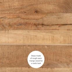 Bowery Hill Modern / Contemporary Wood And Iron Bed Step Stool In Gold 31 Bowery Hill Modern / Contemporary Wood And Iron Bed Step Stool In Gold -Cymax Sales 2732161 29 L