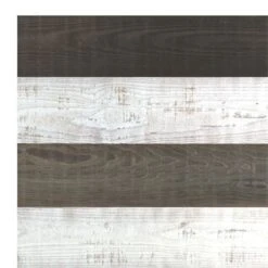 HomeRoots '5" X 48" Thermo Treated Gold Black And White Wood Wall Plank Set -Cymax Sales 2734165 3 L
