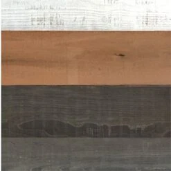 HomeRoots '5" X 48" Thermo Treated Brown Black And White Wood Wall Plank Set -Cymax Sales 2734168 2 L