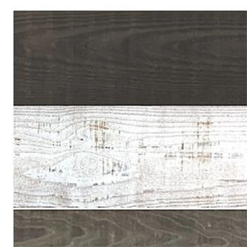 HomeRoots '5" X 48" Thermo Treated Black White And Whitewash Wood Wall Plank Set 3 HomeRoots '5" X 48" Thermo Treated Black White And Whitewash Wood Wall Plank Set - Image 3