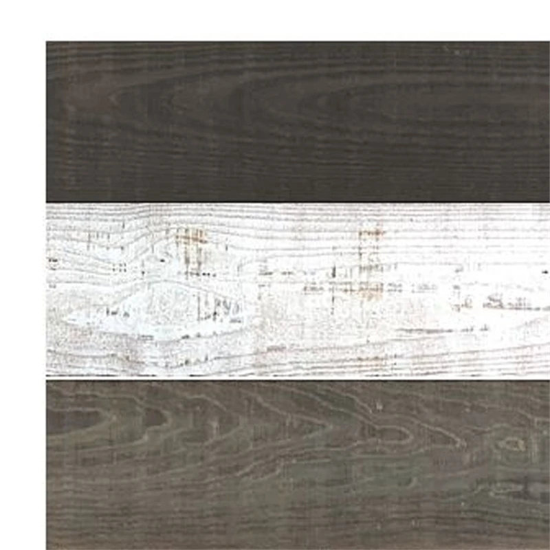 HomeRoots '5" X 48" Thermo Treated Black White And Whitewash Wood Wall Plank Set 4 HomeRoots '5" X 48" Thermo Treated Black White And Whitewash Wood Wall Plank Set - Image 4
