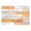 HomeRoots '5" X48" Thermo Treated Gold White Whitewash Wood Wall Plank Large Set