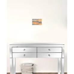 HomeRoots '5" X 48" Thermo Treated Gold Gray And White Wood Plank Large Set -Cymax Sales 2734179 1 L