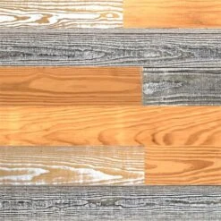 HomeRoots '5" X 48" Thermo Treated Gold Gray And White Wood Plank Large Set -Cymax Sales 2734179 2 L