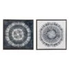 Gallery Canvas Wall Art With Circular Orientation Set Of 2 Blue And White