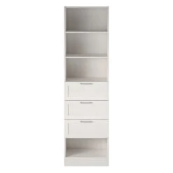 Systembuild Evolution Elba 3 Drawer Modular Closest Unit In Ivory Oak -Cymax Sales 2745124 2 L