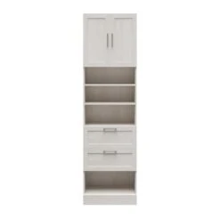 Systembuild Evolution Elba 2 Door 2 Drawer Modular Closest Unit In Ivory Oak -Cymax Sales 2745125 1 L