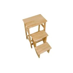 Boraam Niko Folding 29" Step Stool - Natural -Cymax Sales 2748416 6 L