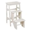 Boraam Niko Folding 29" Step Stool - Cream
