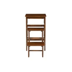 Boraam Niko Folding 29" Step Stool - Cappuccino -Cymax Sales 2749010 2 L