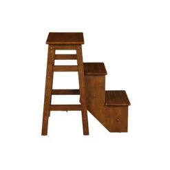 Boraam Niko Folding 29" Step Stool - Cappuccino -Cymax Sales 2749010 3 L