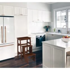 Boraam Niko Folding 29" Step Stool - Cappuccino -Cymax Sales 2749010 8 L