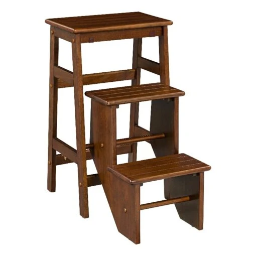 Boraam Niko Folding 29" Step Stool - Cappuccino -Cymax Sales 2749010 L