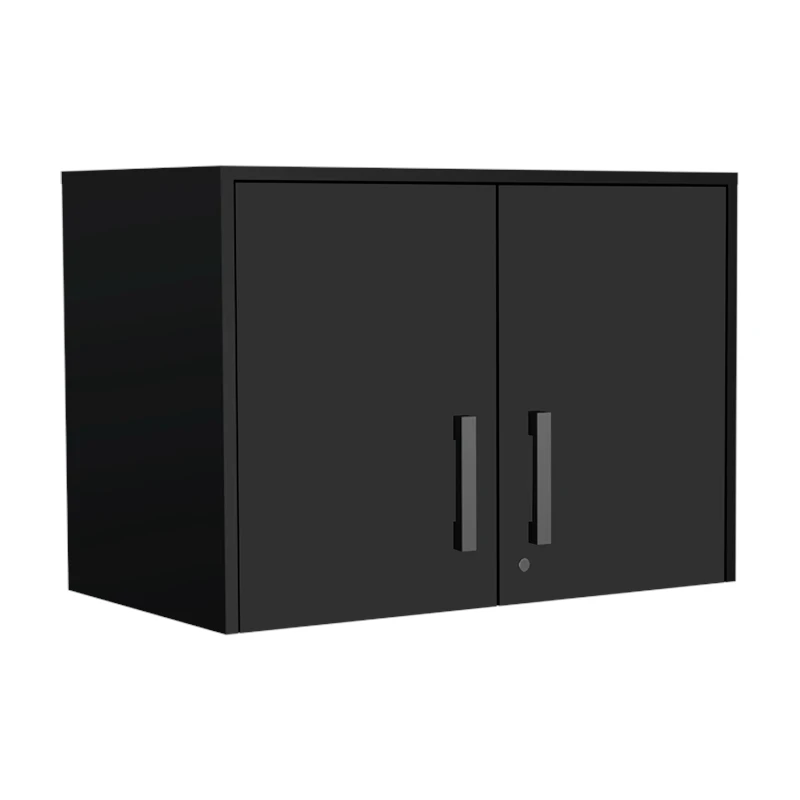 TUHOME Melrose 4 Piece Garage Sets Black Engineered Wood 4 TUHOME Melrose 4 Piece Garage Sets Black Engineered Wood - Image 4