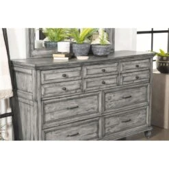 Coaster Avenue 8-Drawer Rectangular Traditional Wood Dresser In Gray -Cymax Sales 2751088 1 L
