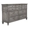 Coaster Avenue 8-Drawer Rectangular Traditional Wood Dresser In Gray
