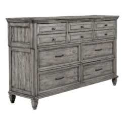 Coaster Avenue 8-Drawer Rectangular Traditional Wood Dresser In Gray