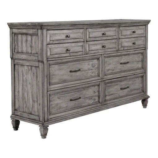 Coaster Avenue 8-Drawer Rectangular Traditional Wood Dresser In Gray -Cymax Sales 2751088 L