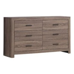 Coaster Brantford 6-drawer Farmhouse Wood Dresser In Barrel Oak