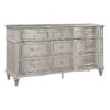 Coaster Evangeline 9-Drawer Contemporary Wood Dresser Silver Oak
