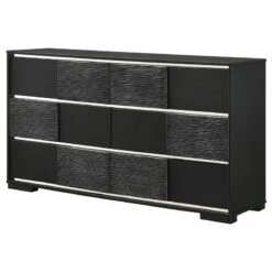 Coaster Blacktoft 6-drawer Contemporary Wood Dresser In Black Finish 13 Coaster Blacktoft 6-drawer Contemporary Wood Dresser In Black Finish -Cymax Sales 2751365 13 L